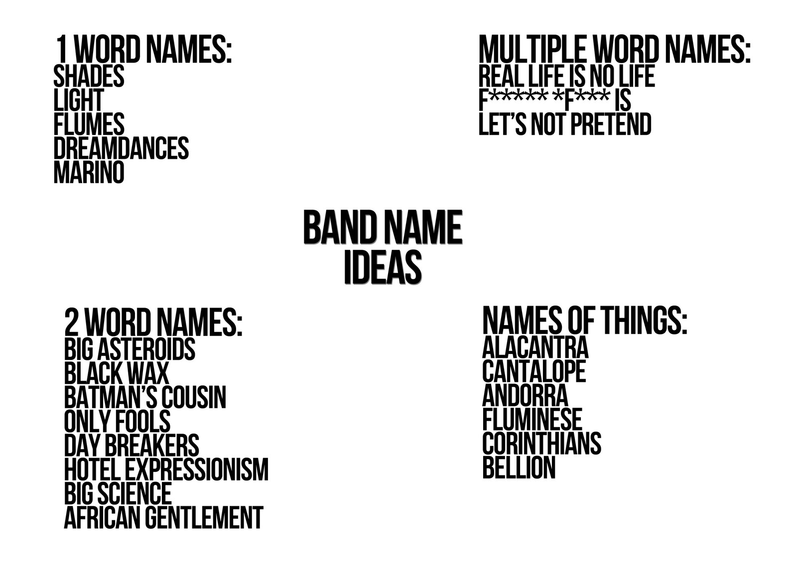 10 Best Band Name Ideas For Rock 2023