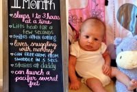 1 month baby chalkboard … | pinteres…