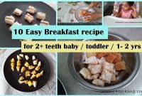 10 easy breakfast ideas ( for 2+ teeth baby / toddler / 1-2 yrs