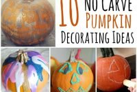 10 easy no carve pumpkin decorating ideas your family will love