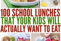 100+ school lunches ideas the kids will actually eat | school lunch