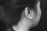 11 tiny tattoo ideas for behind your ear from celebrity tattoo