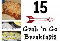 15 grab 'n go breakfast ideas