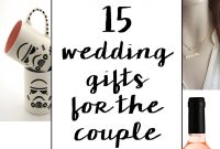 15 sentimental wedding gifts for the couple | creative wedding gifts