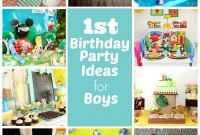 1st birthday party ideas for boys - great ideas including very