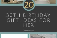 20 good 30th birthday gift ideas for women | 30 birthday, birthday