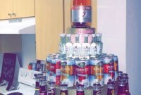 21st birthday ideas for your bestfriend, mini bottle cake | gifts