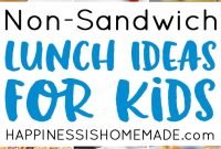 25 school lunch ideas for kids - happiness is homemade