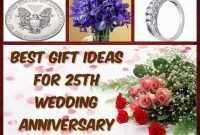 25th wedding anniversary gift ideas for friends new wedding