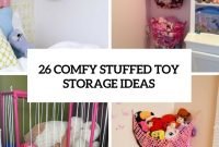 26 comfy stuffed toys storage ideas - shelterness