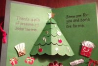 27 handmade christmas card ideas 2017 - 3d pop-up card with