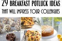 29 breakfast potluck ideas for work that will impress your