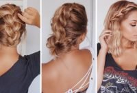 3 easy hairstyles for short/medium length hair | ashley bloomfield