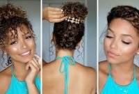 3 summer hairstyles for curly hair | ashley bloomfield - youtube