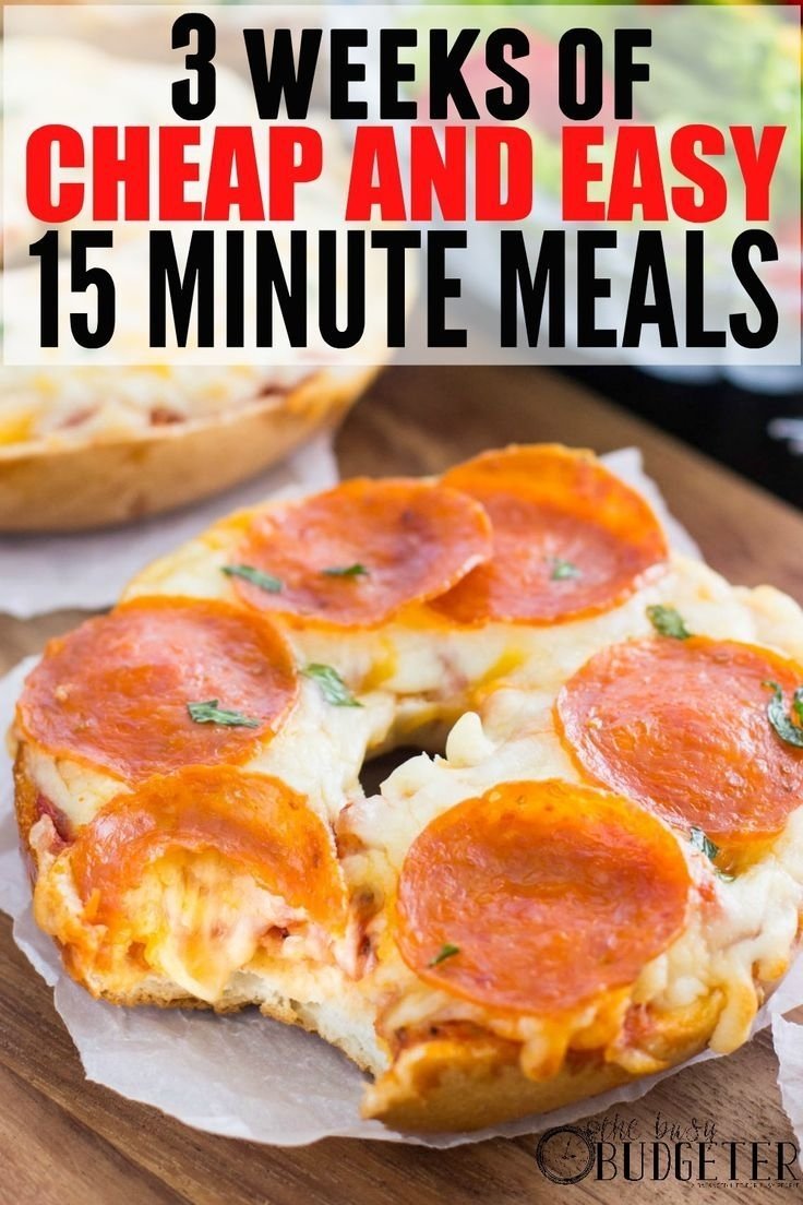 3 Weeks Of Cheap Dinners Ready In Under 15 Minutes 15 Minute 5 