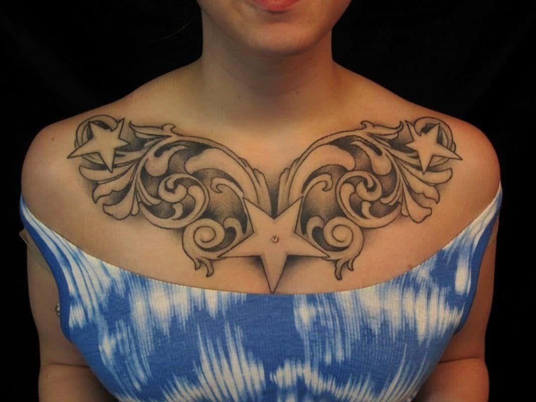 10 Famous Chest Tattoo Ideas For Women 2024