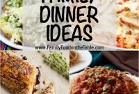 30 easy healthy family dinner ideas | printable calendars, dinner