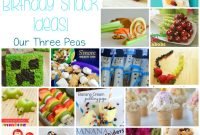 30 school birthday snack ideas {round up} - our three peas