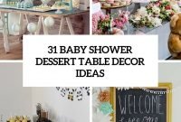 31 cute baby shower dessert table décor ideas - digsdigs