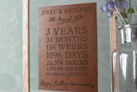 3rd year wedding anniversary ideas for him uk marriage gift husband