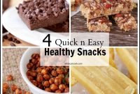 4 delicious healthy snacks! quick &amp; easy recipes! - youtube