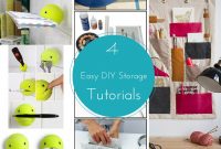 4 easy diy storage ideas tutorials