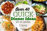 40+ quick dinner ideas - pinkwhen