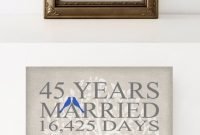 45th wedding anniversary gift for parents sapphire anniversary gift