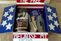 4th of july themed care package for babe | gifts for her | pinterest