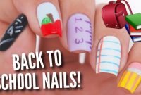 5 back to school nail art designs! - youtube