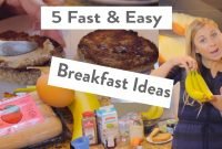 5 easy &amp; fast breakfast ideas for school or work - youtube