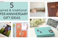 5 traditional paper anniversary gift ideas for her - paper