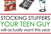 65 awesome stocking stuffers for a teen guy: teen boy gift ideas