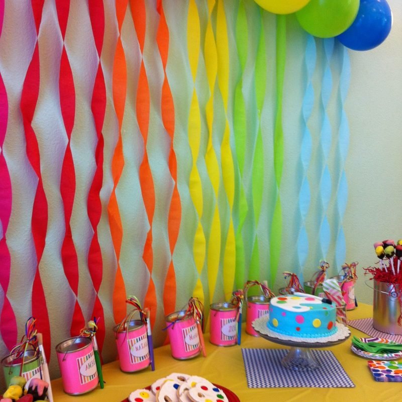 10 Best 7 Year Old Birthday Party Ideas 2024   8 Year Old Girl Birthday Art Party Art Party Pinterest Art 14 800x800 