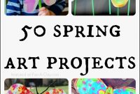 absolutely beautiful spring art projects for kids to make