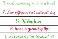 acts of kindness christmas countdown calendars (free printables)