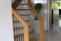 alluring design ideas of small space staircase with brown wooden