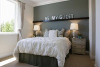 an instant way to add a personal touch to any small guest room is to