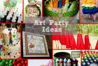 art party week: inspiration board and giveaway (updated) | party on