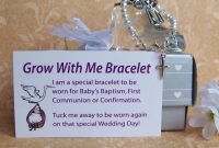 baby girl baptism bracelet grow with me. $38.00, via etsy. | it's a