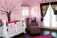 baby girl nursery ideas pink and brown - decosee