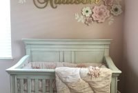 baby girl nursery with pink and gold theme https://www.facebook