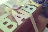 baby shower gift wrapping #brownpaper wrapping #baby #babyshower