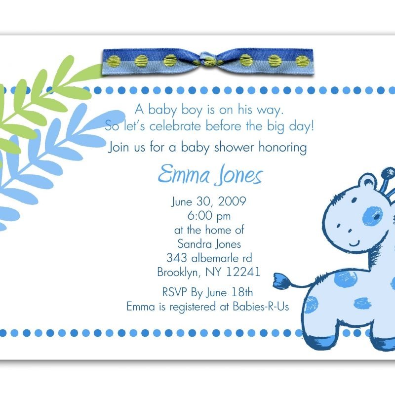 10 Awesome Baby Shower Invitation Ideas For Boys 2023