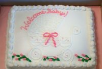 baby shower sheet cake ideas | simply precious | baby shower cakes