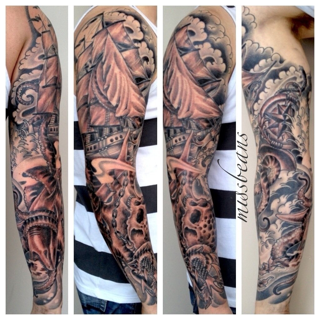 10 Attractive Tattoo Sleeve Fill In Ideas 2024   Background Filler For Tattoos Free Download Cloud Tattoo Filler 1 