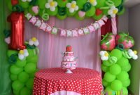 balloon idea, minus the #1 {vintage strawberry shortcake birthday