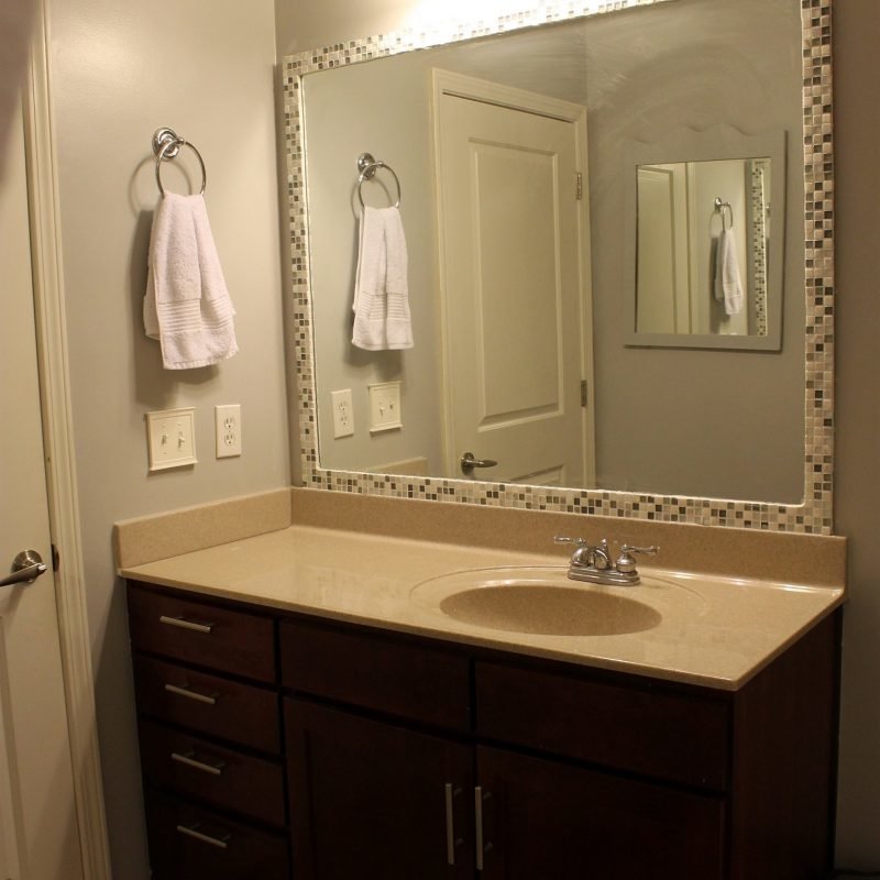 10 Lovable Diy Bathroom Mirror Frame Ideas 2024