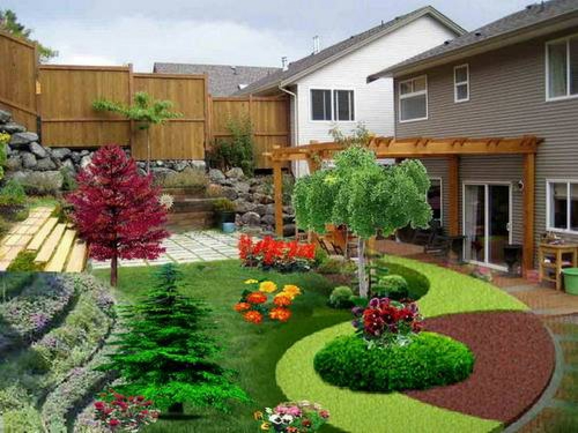 10 Attractive Landscaping Ideas For Small Areas 2023 - Bbeautiful LanDscaping Small BackyarD For Small Back YarD Along With 1