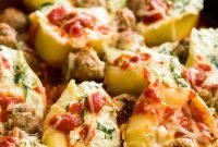 best stuffed shells with turkey meatballs - best stuffed shells with